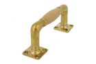 Pull handle 133mm polished brass beech