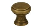 Cabinet knob antique brass small Ø 17mm H17mm