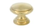 Cabinet knob polished brass big Ø 30mm H26mm