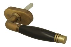 Handle Tilt & Turn (1928) antique brass ebony