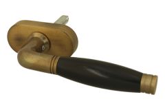 Handle Tilt & Turn (1926-1928) antique brass ebony