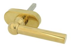 Handle Tilt & Turn "Chemin de fer" polished brass