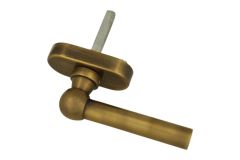 Handle Tilt & Turn "Chemin de fer" antique brass