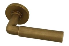 Single door handle "Frankfurter" antique brass