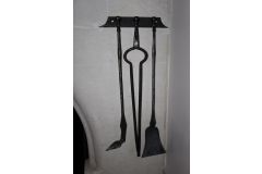 Fireplace tools with tongs,poker and shovel