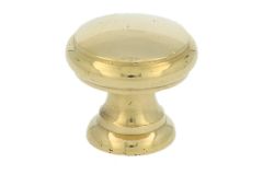 Cabinet knob polished brass medium Ø 23mm H22mm