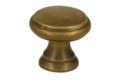 Cabinet knob antique brass medium Ø 23mm H22mm