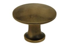 Knob antique brass small Ø 23mm H16mm