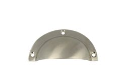 Cup handle satin nickel 85x40mm casted 50 gram