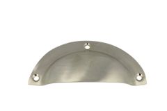 Cup handle satin nickel 100x40mm casted 70 gram