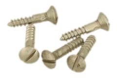 Slotted Screw 2,6 x 14mm (5-Piece per Pack) satin nickel