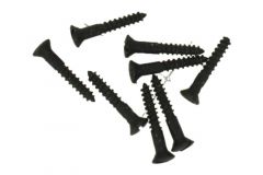 Slotted Screw 2,8 x 20mm (8-Piece per Pack) black powder coated