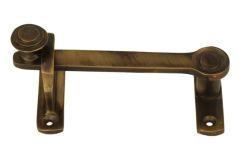 Sliding door latch lock antique brass