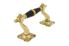Pull handle 130mm elegant model polished brass (1895)