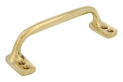 Pull handle 120mm polished brass