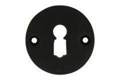 Key rosette round Ø 50mm cast iron black powder coated