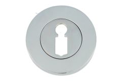 Key escutcheon chrome round concealed escutcheon Ø 50mm