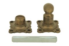 Turn and release spindle (1890) antique brass