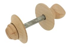 Wooden turn and release spindle beech. Spindle size 8mm