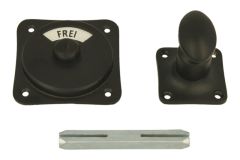 Frei-Besetzt turn and release spindle black powder coated