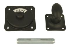 Libre-Occupé turn and release spindle black powder coated