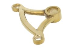 Bell crank polished brass for Bell pull set