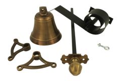 Bell pull set antique brass (1900)