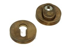 SKG*** cylinder protection safety-escutcheon antique brass