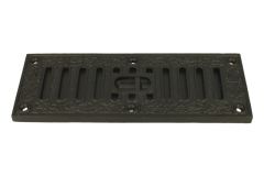 Cast iron air vent cover 225 x 85 x 10mm