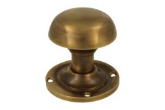 Door knob round antique brass (1930)