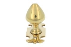 Door knob polished brass (1905)