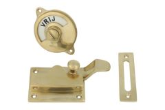Vrij-bezet door lock polished brass "Tonmodel 400 serie"