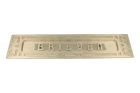 Letter plate "BRIEVEN" satin nickel