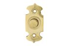 Bell push polished brass 25x55mm