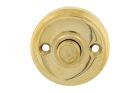 Bell push polished brass Ø40mm