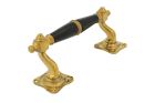 Pull handle 160mm elegant model with curve polished brass