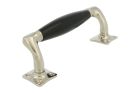 Pull handle 155mm with curve nickel bakelite