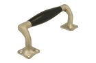 Pull handle modern design 155mm with curve satin nickel