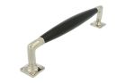 Pull handle 250mm nickel ebony