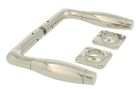 Door handles nickel modern design pair