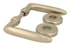 Door handles "Dudok" satin nickel pair