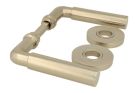 Door handles "Frankfurter" satin nickel pair