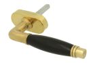 Handle Tilt & Turn (1926) polished brass ebony