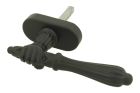 Handle Tilt & Turn black cast iron powder coated (1885)
