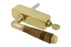 Handle Tilt & Turn with lock (1908) polished brass horn