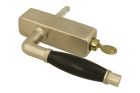 Handle Tilt & Turn with lock (1926) satin nickel ebony