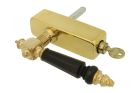Handle Tilt & Turn with lock (1890) polished brass horn