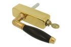 Handle Tilt & Turn with lock (1929) polished brass ebony