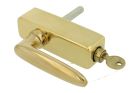 Handle Tilt & Turn with lock "Dudok" polished brass