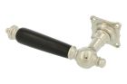 Single door handle (1905) left nickel ebony